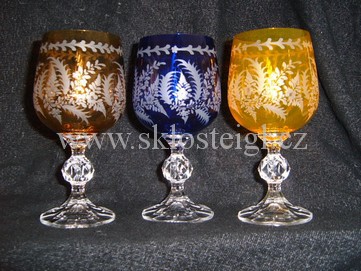 Ryt� sklo ( engraved glass ) ( graviertes art glas ) 0008 �teigl