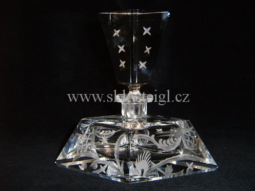 Ryt� sklo ( engraved glass ) ( graviertes art glas ) 0019 �teigl
