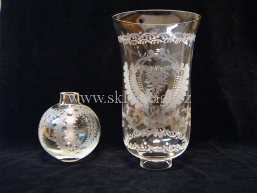 Ryt� sklo ( engraved glass ) ( graviertes art glas ) 0021 �teigl