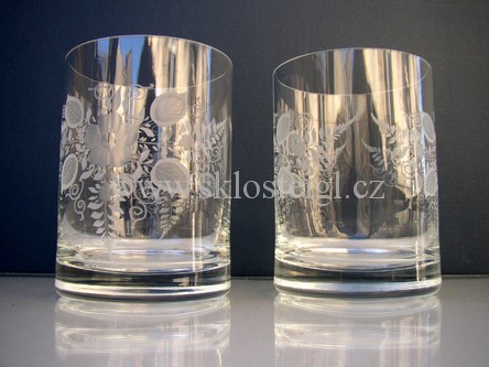 Ryt� sklo ( engraved glass ) ( graviertes art glas ) 00027 �teigl