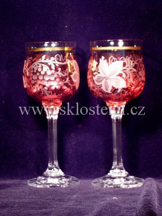Ryt� sklo ( engraved glass ) ( graviertes art glas ) 0031 �teigl