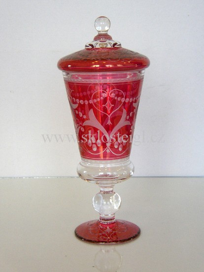 Ryt� sklo ( engraved glass ) ( graviertes art glas ) 0036 �teigl