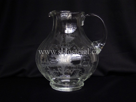 Ryt� sklo ( engraved glass ) ( graviertes art glas ) 0038 �teigl