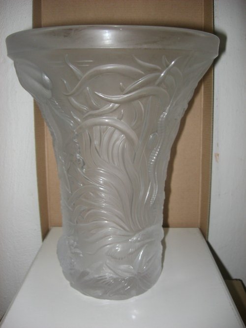 Ryt� sklo ( engraved glass ) ( graviertes art glas ) 0041 �teigl