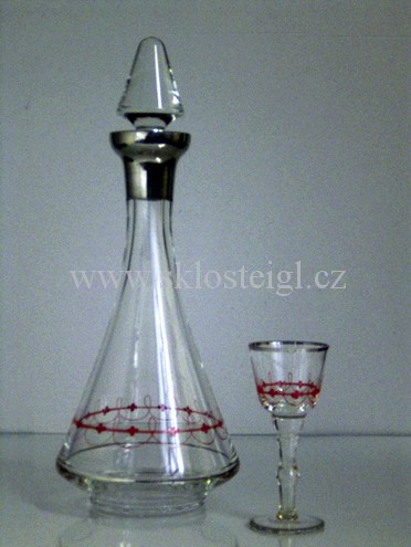 Malovan� sklo ( painted glass ) ( gemaltes art glas ) 0055 �teigl