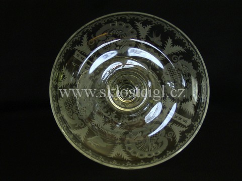 Ryt� sklo ( engraved glass ) ( graviertes art glas ) 0060 �teigl