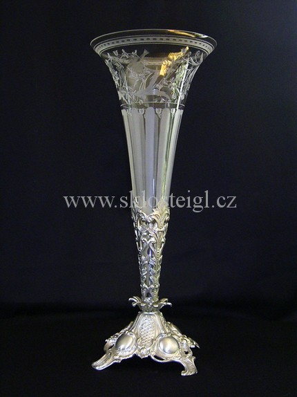 Ryt� sklo ( engraved glass ) ( graviertes art glas ) 0062 �teigl