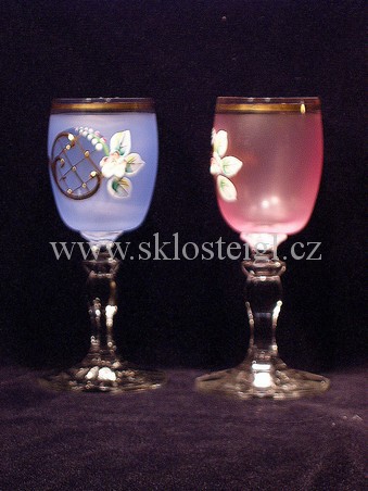 Malovan� sklo ( painted glas ) ( gemaltes glass ) 0090 �teigl
