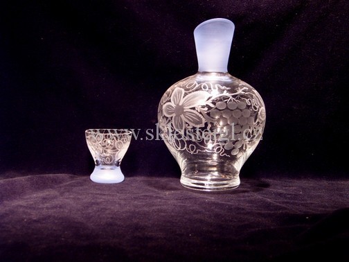 Ryt� sklo ( engraved glass ) ( graviertes art glas ) �teigl